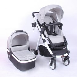Light Gray - Детская коляска XO KID Drive 2 в 1